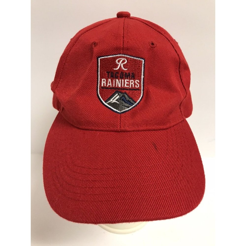 Tacoma Rainiers Red Embroidered Adjustable Baseball Hat